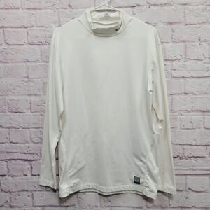 Nike Pro Combat Dri Fit Compression‎ Shirt XXL Mock Neck Sportswear Gorp *FLAW